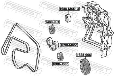 FEBEST 1690-OM651 EAN: 4056111176741.