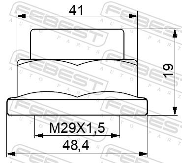 FEBEST 1698-NHUB01