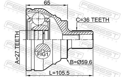 FEBEST 1710-Q3 EAN: 4056111127491.