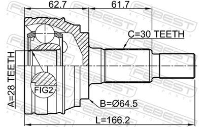 FEBEST 1710-Q7 EAN: 4056111107820.