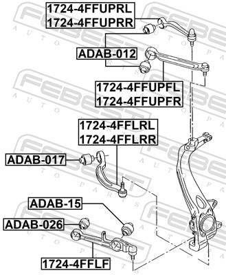 FEBEST 1724-4FFUPRR EAN: 4056111168821.