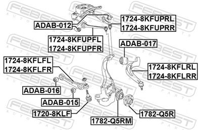 FEBEST 1724-8KFUPRR EAN: 4056111168708.