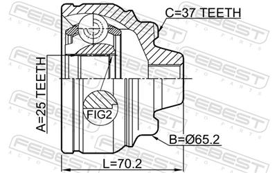 FEBEST 1910-F10 EAN: 4056111112992.
