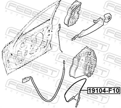 FEBEST 19104-F10 EAN: 4056111155814.