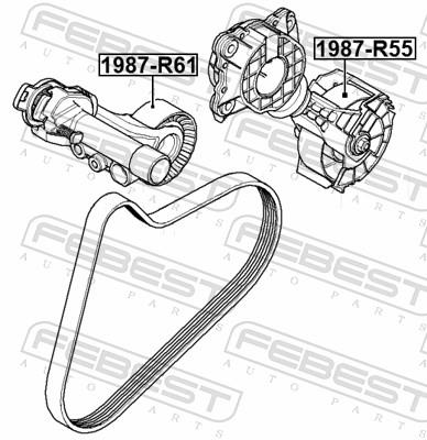 FEBEST 1987-R61 EAN: 4056111111438.