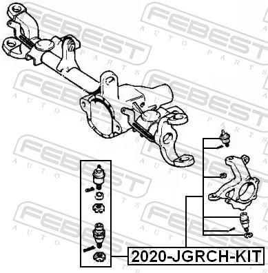 FEBEST 2020-JGRCH-KIT EAN: 4056111069890.