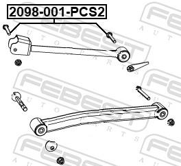 FEBEST 2098-001-PCS2 EAN: 4056111140124.