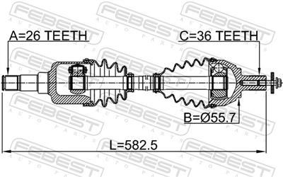 FEBEST 2114-CB4LH EAN: 4056111173030.