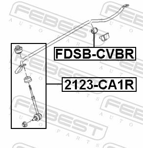 FEBEST 2123-CA1R EAN: 4056111053851.