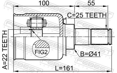 FEBEST 2211-CD EAN: 4056111060224.