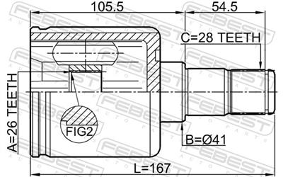 FEBEST 2211-CEED EAN: 4056111102986.