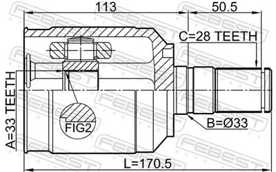 FEBEST 2211-XM12LH EAN: 4056111113302.