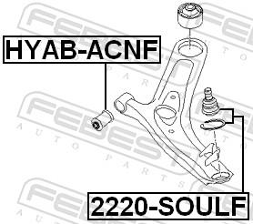 FEBEST 2220-SOULF EAN: 4056111070124.