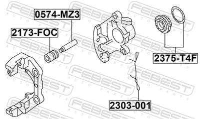 FEBEST 2303-001 EAN: 4056111149998.