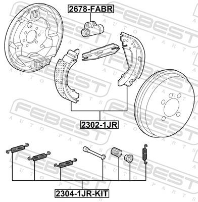 FEBEST 2304-1JR-KIT EAN: 4056111179117.