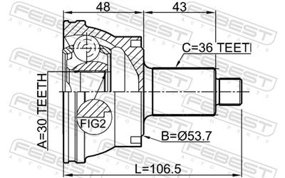 FEBEST 2310-036 EAN: 4056111071060.