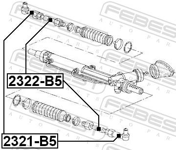 FEBEST 2321-B5 EAN: 4056111071503.