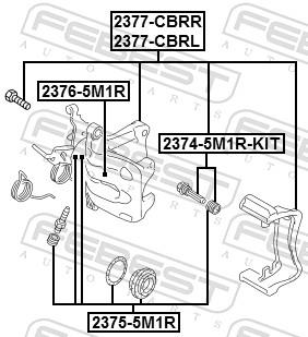 FEBEST 2376-5M1R EAN: 4056111121192.