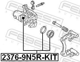 FEBEST 2376-9N5R-KIT EAN: 4056111073828.