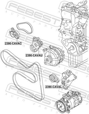 FEBEST 2390-CAVAL EAN: 4056111177137.