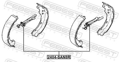 FEBEST 2404-SAN8R EAN: 4056111150314.