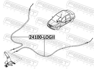 FEBEST 24100-LOGII EAN: 4056111178202.