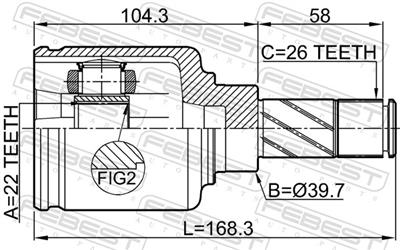 FEBEST 2411-KANIILH EAN: 4056111124476.