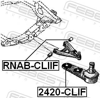 FEBEST 2420-CLIF EAN: 4056111072241.