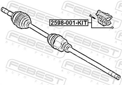 FEBEST 2598-001-KIT EAN: 4056111147215.