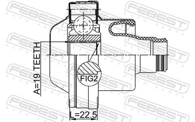 FEBEST 2711-S80IISHA EAN: 4056111108124.