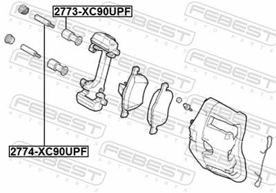 FEBEST 2774-XC90UPF EAN: 4056111131085.