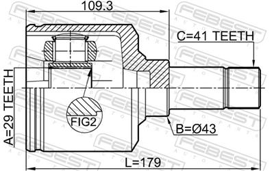 FEBEST 2811-DUCQ18LH EAN: 4056111127460.