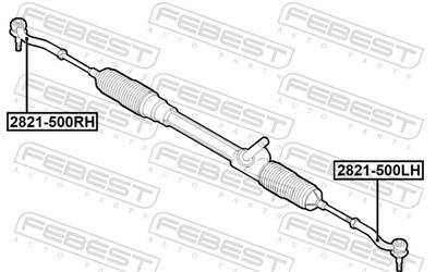 FEBEST 2821-500LH EAN: 4056111153902.