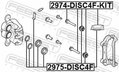 FEBEST 2974-DISC4F-KIT EAN: 4056111124797.