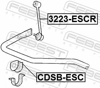 FEBEST 3223-ESCR EAN: 4056111114354.