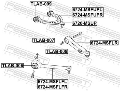 FEBEST 6724-MSFLFR EAN: 4056111168043.