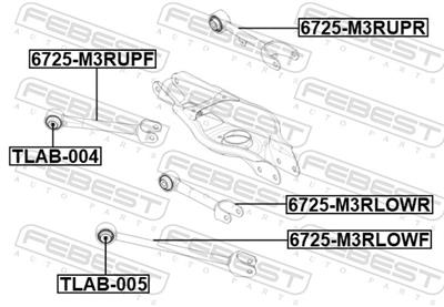 FEBEST 6725-M3RUPF EAN: 4056111167947.