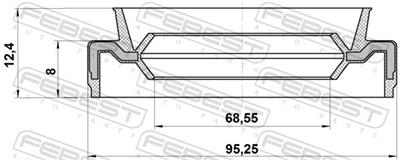 FEBEST 95EAS-70950812X EAN: 4056111085432.