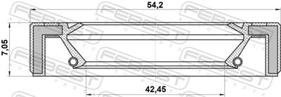 FEBEST 95GAY-44540707X EAN: 4056111085012.