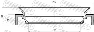 FEBEST 95HAY-50701016R EAN: 4056111151724.