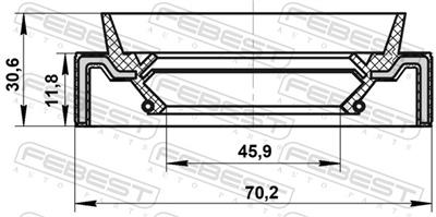FEBEST 95JAS-47701232C EAN: 4056111167220.