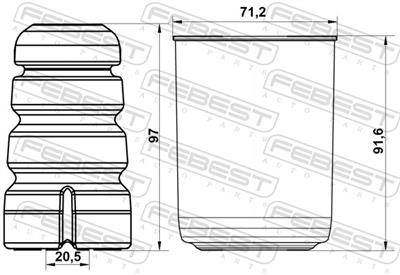 FEBEST ADSHB-Q5F-KIT EAN: 4056111145587.