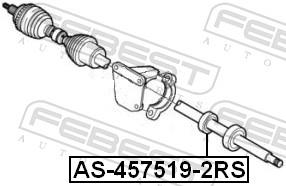 FEBEST AS-457519-2RS EAN: 4056111069180.