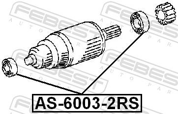 FEBEST AS-6003-2RS EAN: 4056111019659.