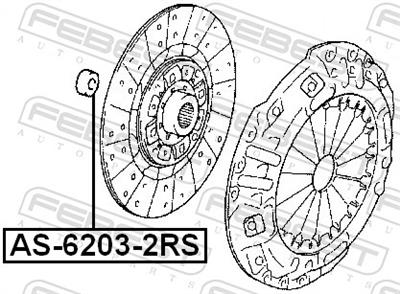 FEBEST AS-6203-2RS EAN: 4056111013442.