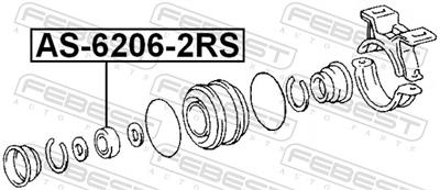 FEBEST AS-6206-2RS EAN: 4056111019635.