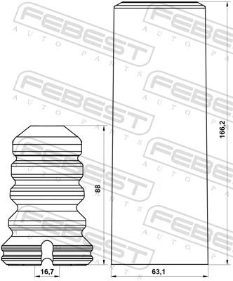 FEBEST BMSHB-E90R-KIT EAN: 4056111145624.