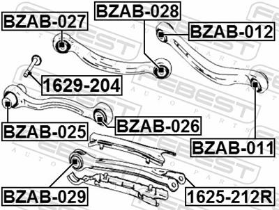 FEBEST BZAB-029 EAN: 4056111080642.