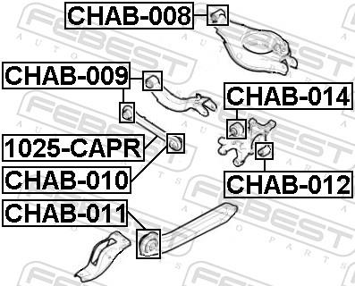FEBEST CHAB-011 EAN: 4056111062921.