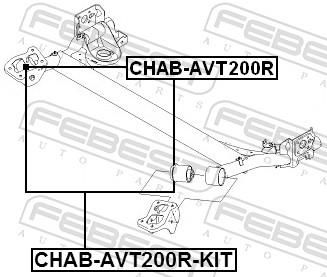 FEBEST CHAB-AVT200R-KIT EAN: 4056111101330.